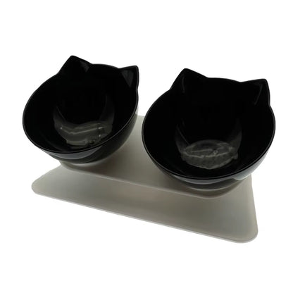 Non-Slip Double Cat Bowl Dog Bowl with Stand Pet Feeding Cat Water Bowl for Cats Food Pet Bowls for Dogs Feeder Product Supplies