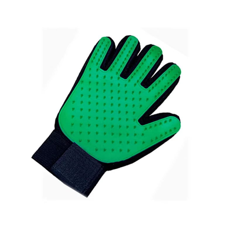 Dog Cat Pet Combs Grooming Deshedding Brush Gloves Effective Cleaning Back Massage Animal Bathing Hair Removal