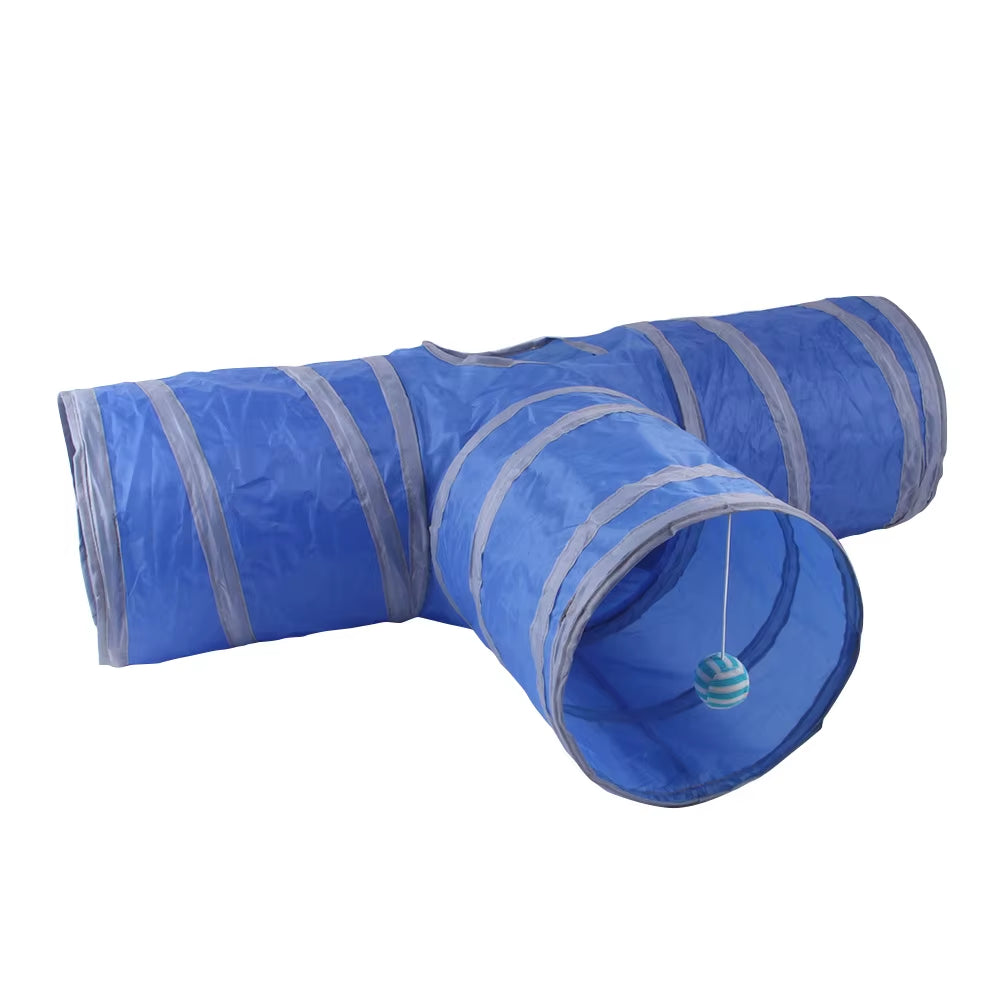 5/4/3Holes Pet Cat Tunnel Funny Toys for Cats Foldable Cat Toys Interactive Cat Rabbit Animal Play Games Tunnel Chat Pet Product