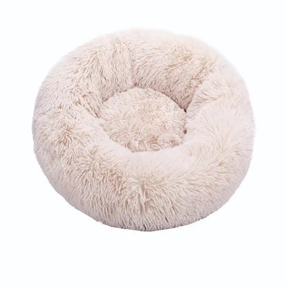 Round Cat Beds House Soft Long Plush Best Pet Dog Bed for Dogs Basket Pet Products Cushion Cat Bed Cat Mat Animals Sleeping Sofa