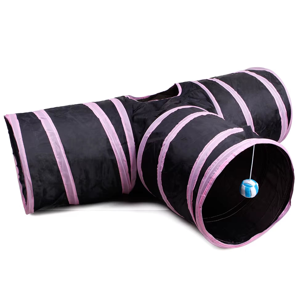 5/4/3Holes Pet Cat Tunnel Funny Toys for Cats Foldable Cat Toys Interactive Cat Rabbit Animal Play Games Tunnel Chat Pet Product