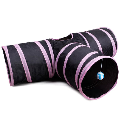 5/4/3Holes Pet Cat Tunnel Funny Toys for Cats Foldable Cat Toys Interactive Cat Rabbit Animal Play Games Tunnel Chat Pet Product