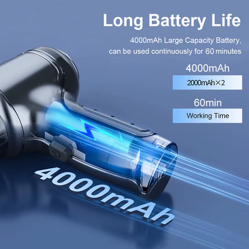 Car Vacuum Cleaner 95000PA Strong Suction Handheld Wireless Vacuum Cleaner for Car Household Portable Vacuum Cleaner Blower