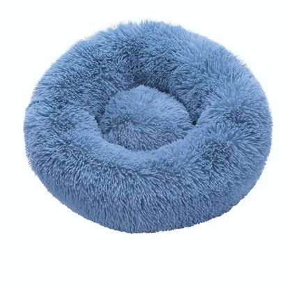 Round Cat Beds House Soft Long Plush Best Pet Dog Bed for Dogs Basket Pet Products Cushion Cat Bed Cat Mat Animals Sleeping Sofa