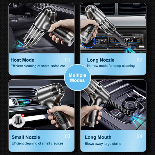 Car Vacuum Cleaner 95000PA Strong Suction Handheld Wireless Vacuum Cleaner for Car Household Portable Vacuum Cleaner Blower