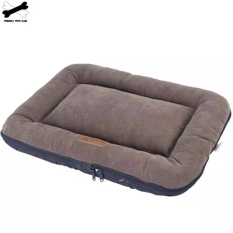Soft Dog Bed Mattress Mat Crate Kennel Pad Washable Cloth Anti-Slip Bottom Indoor Outdoor for Large Medium Small Dogs Cats