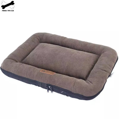 Soft Dog Bed Mattress Mat Crate Kennel Pad Washable Cloth Anti-Slip Bottom Indoor Outdoor for Large Medium Small Dogs Cats