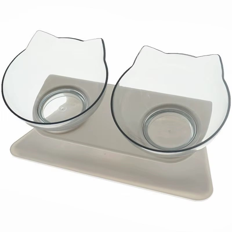 Non-Slip Double Cat Bowl Dog Bowl with Stand Pet Feeding Cat Water Bowl for Cats Food Pet Bowls for Dogs Feeder Product Supplies