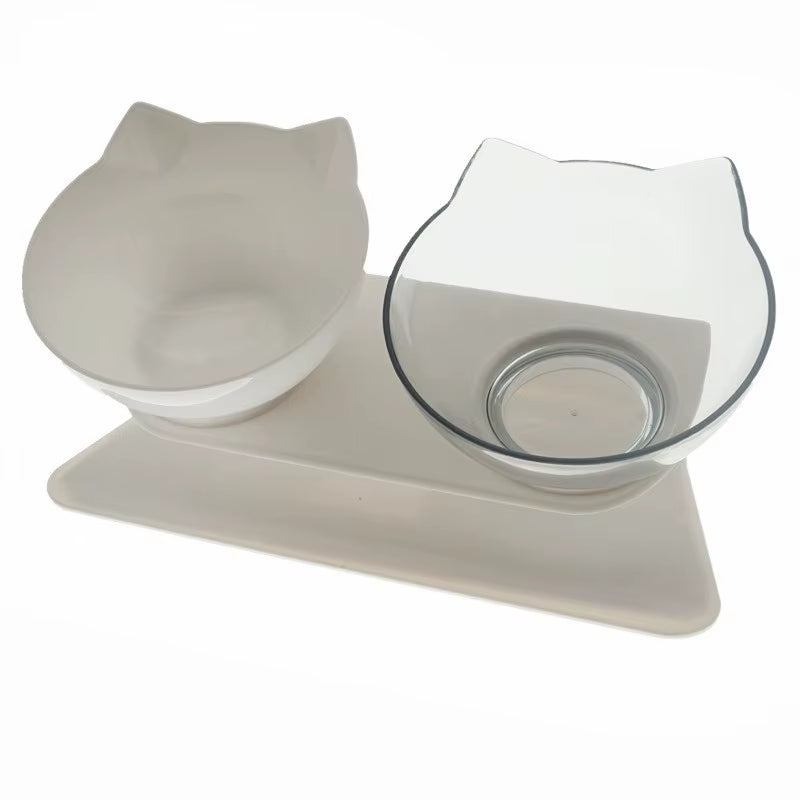 Non-Slip Double Cat Bowl Dog Bowl with Stand Pet Feeding Cat Water Bowl for Cats Food Pet Bowls for Dogs Feeder Product Supplies