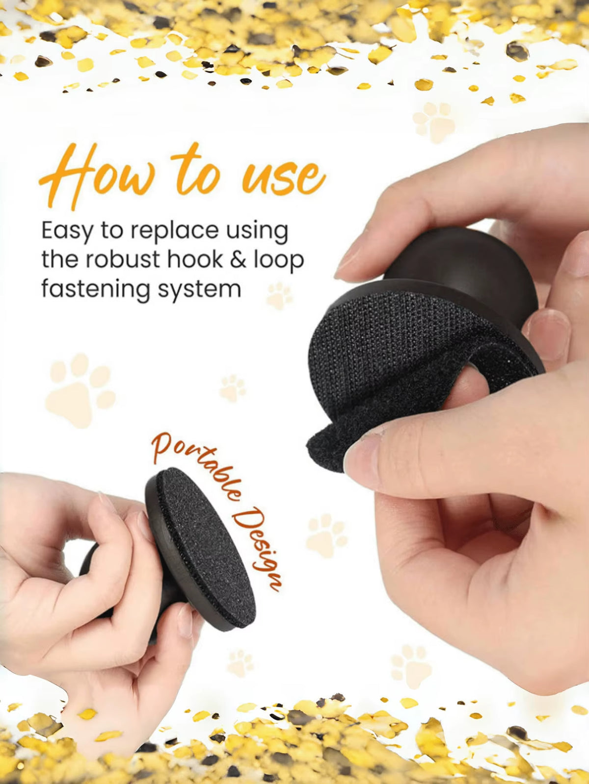 1Pc Wooden Pet Nail File, Dog Grooming Tool ,Household Detachable Claw Grinder Nail Scraper,Abrasive Can Be Replaced