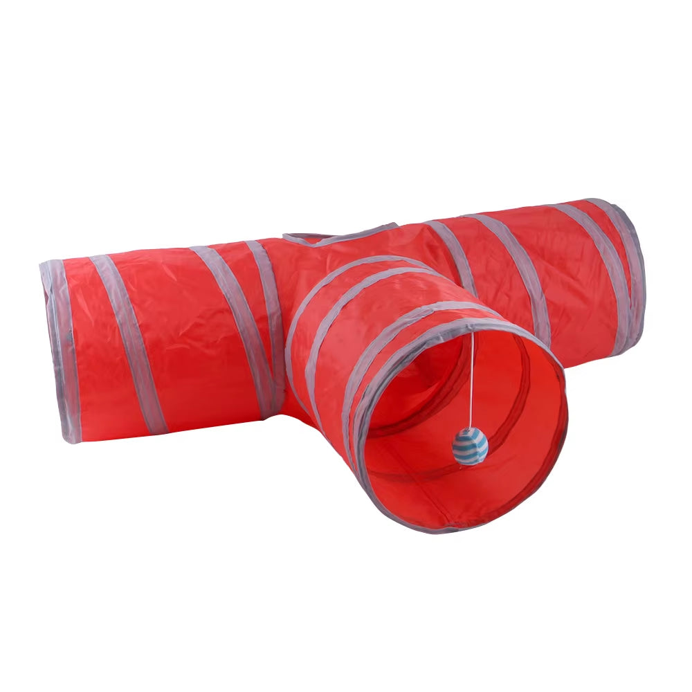 5/4/3Holes Pet Cat Tunnel Funny Toys for Cats Foldable Cat Toys Interactive Cat Rabbit Animal Play Games Tunnel Chat Pet Product