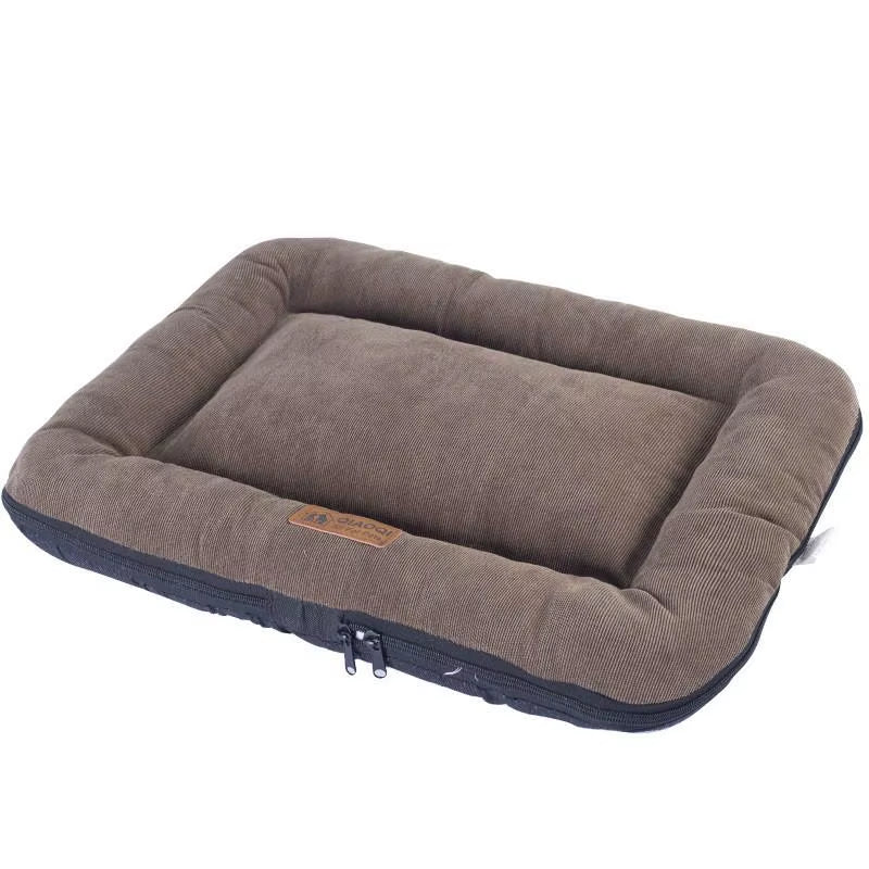 Soft Dog Bed Mattress Mat Crate Kennel Pad Washable Cloth Anti-Slip Bottom Indoor Outdoor for Large Medium Small Dogs Cats
