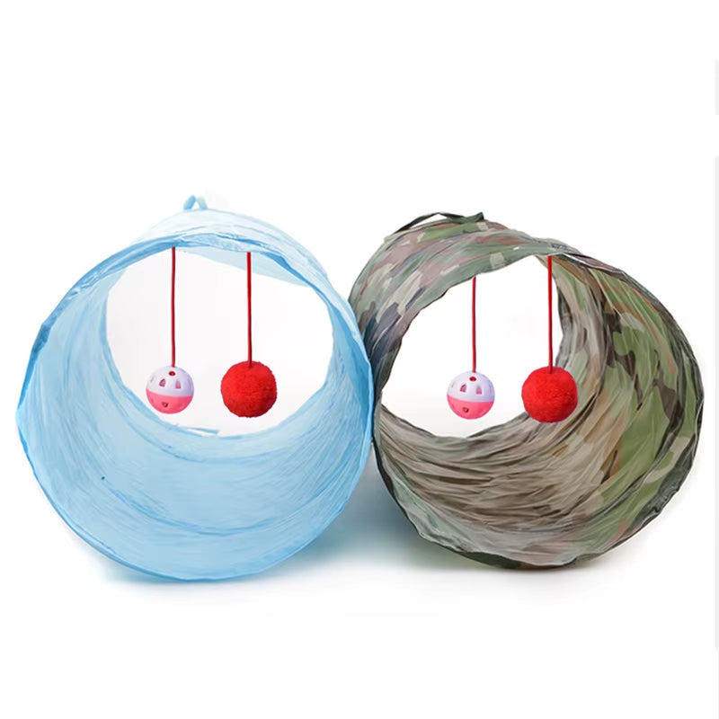5/4/3Holes Pet Cat Tunnel Funny Toys for Cats Foldable Cat Toys Interactive Cat Rabbit Animal Play Games Tunnel Chat Pet Product