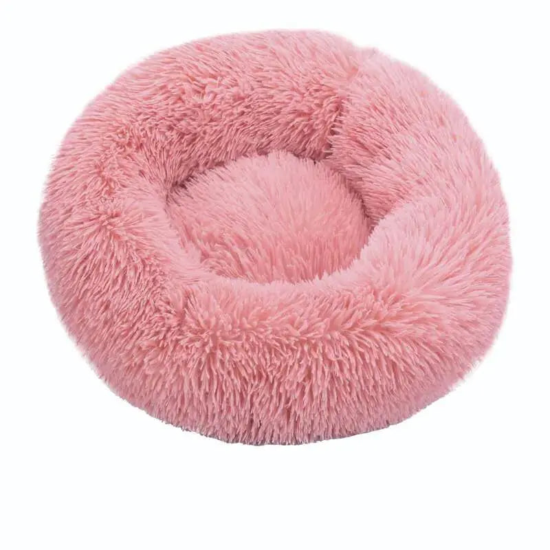 Round Cat Beds House Soft Long Plush Best Pet Dog Bed for Dogs Basket Pet Products Cushion Cat Bed Cat Mat Animals Sleeping Sofa
