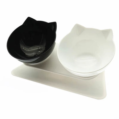 Non-Slip Double Cat Bowl Dog Bowl with Stand Pet Feeding Cat Water Bowl for Cats Food Pet Bowls for Dogs Feeder Product Supplies
